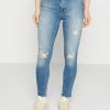 ONLY Petite ONLBLUSH - Jeans Skinny Fit - Medium Blue Denim -ONLY Petite store 5f1eb71f96144b2a90227e7ed4c454c9