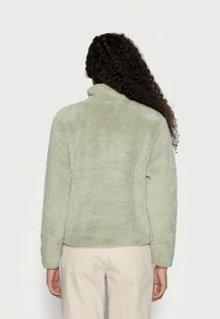 ONLY Petite ONLDALINA ZIP TEDDY - Sweatshirt - Desert Sage -ONLY Petite store 5f8c94b5e54b4913a76c1d783a9033ec