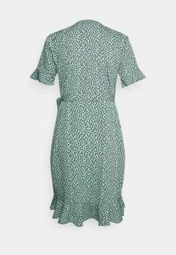 ONLY Petite ONLOLIVIA WRAP DRESS - Day Dress - Chinois Green -ONLY Petite store 600de857b1aa4a58b3fd758b8181e12f