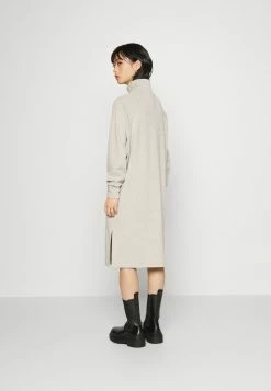 ONLY Petite ONLDREAM HIGHNECK DRESS - Day Dress - Cobblestone Melange -ONLY Petite store 60b782ceaa1a46508c490582afa53c9c