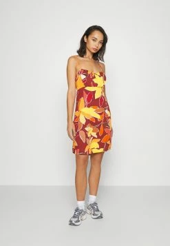 ONLY Petite ONLALMA LIFE VIS VIVI DRESS - Day Dress - Henna