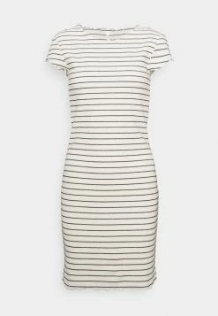 ONLY Petite ONLANITS DRESS - Jersey Dress - Antique White/black