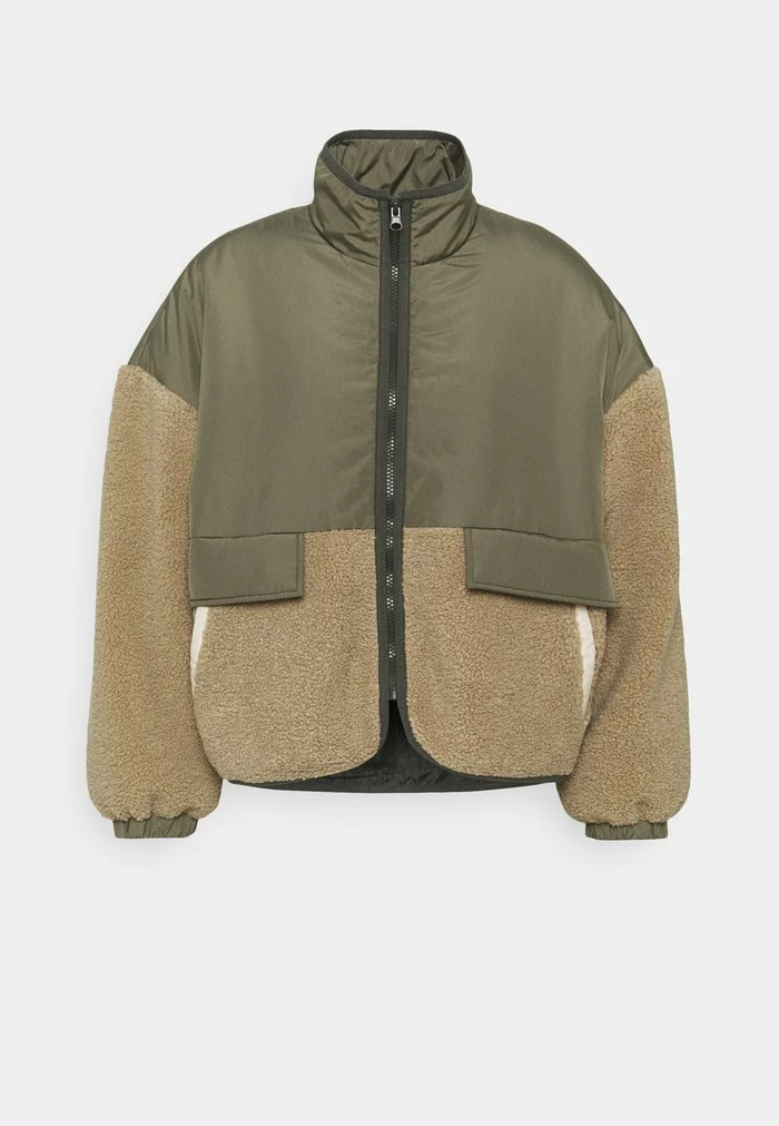 ONLY Petite ONLARIK MIX JACKET - Bomber Jacket - Deep Lichen Green/white Pepper 3 ONLY Petite ONLARIK MIX JACKET - Bomber Jacket - Deep Lichen Green/white Pepper