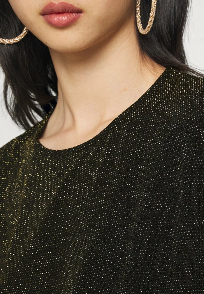 ONLY Petite ONLCAROLLA LOOSE - Long Sleeved Top - Black/gold 8 ONLY Petite ONLCAROLLA LOOSE - Long Sleeved Top - Black/gold - Image 6