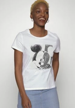 ONLY Petite ONLMICKEY SPLIT FACE - Print T-shirt - White -ONLY Petite store 6488f76b94c24ba78f38aca3f4c9df7c