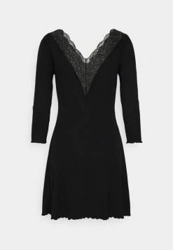 ONLY Petite ONLOLIVIA 3/4 MIX DRESS - Day Dress - Black -ONLY Petite store 65162946e81345629415d5e23f771d12