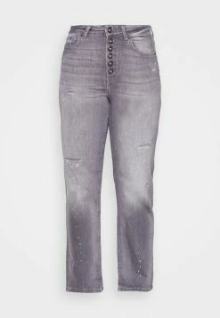 ONLY Petite ONLEVELINA - Straight Leg Jeans - Grey Denim -ONLY Petite store 6588b2ce4a6342f588d60cb0c9f0cf34