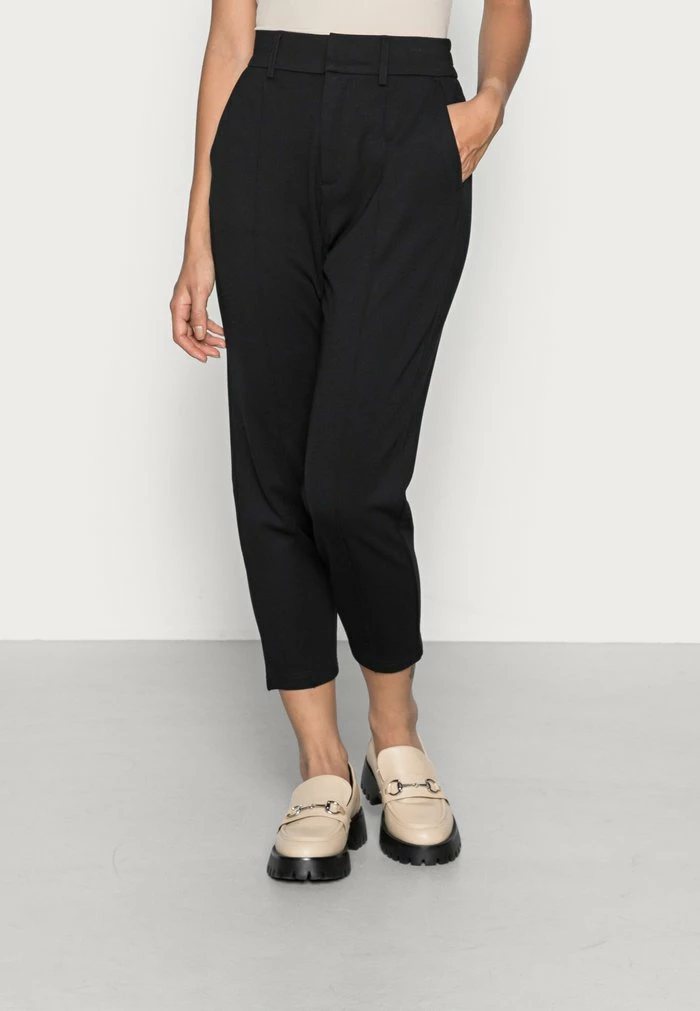 ONLY Petite ONLPOPTRASH LIFE MID WAIST PIN TAILOR - Trousers - Black 3 ONLY Petite ONLPOPTRASH LIFE MID WAIST PIN TAILOR - Trousers - Black