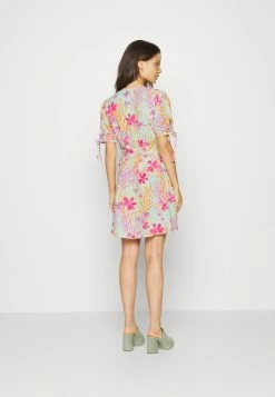 ONLY Petite ONLLINA V NECK DRESS - Day Dress - Pastel Turquoise -ONLY Petite store 67fd5e9813b74578bb582e81fd4bee4e