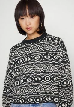 ONLY Petite ONLSIGRUN - Jumper - Black -ONLY Petite store 6824b51c1b0d40d4adb285a753830449