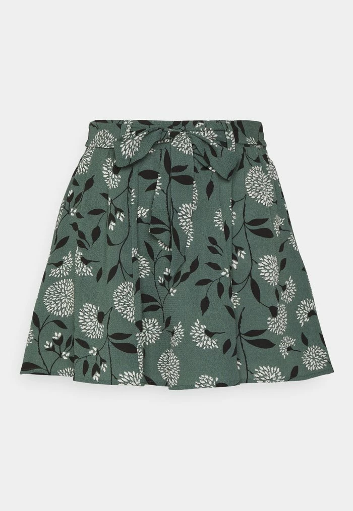 ONLY Petite ONLNOVA LUX JASMIN SKIRT - Mini Skirt - Balsam Green/white 6 ONLY Petite ONLNOVA LUX JASMIN SKIRT - Mini Skirt - Balsam Green/white - Image 4