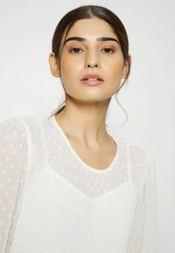 ONLY Petite ONLLAURENCE - Blouse - Cloud Dancer -ONLY Petite store 6997f05a0564451fa2bf81832c4b64f2