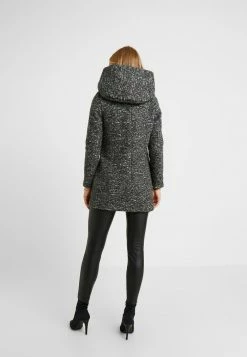 ONLY Petite ONLSEDONA COAT - Short Coat - Dark Grey Melange -ONLY Petite store 69b6ef175ef84c96a9d850219edba886
