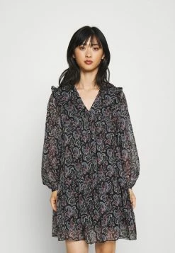 ONLY Petite ONLASTA V NECK DRESS - Day Dress - Black