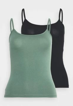 ONLY Petite ONLLOVE SINGLET 2 PACK - Top - Black/laurel Wreath -ONLY Petite store 6b96425a99f2498eb11d3ca2b7686214