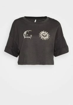 ONLY Petite ONLSPIRIT CROPPED - Print T-shirt - Phantom -ONLY Petite store 6bc20fd03e714defb87c272c21bae3fb