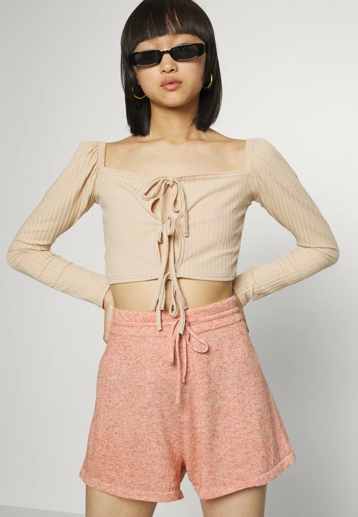 ONLY Petite ONLMELODY - Shorts - Brandied Melon Melange 6 ONLY Petite ONLMELODY - Shorts - Brandied Melon Melange - Image 4