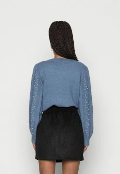 ONLY Petite ONLPINZON FAUX SUEDE ZIP SKIRT - Mini Skirt - Black -ONLY Petite store 6be9d0e5733541aa942680582f206133