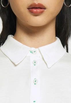 ONLY Petite ONLLIMA - Polo Shirt - White/green -ONLY Petite store 6d347296bb7f4c028a7e12179127bc18