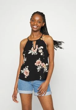 ONLY Petite ONLNOVA LUX KEYHOLE - Top - Black