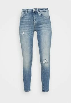 ONLY Petite ONLPOWER MID PUSH UP PETIT - Jeans Skinny Fit - Medium Blue Denim -ONLY Petite store 6f8016cb1eb14677b0cbbb7ca7a69cfd