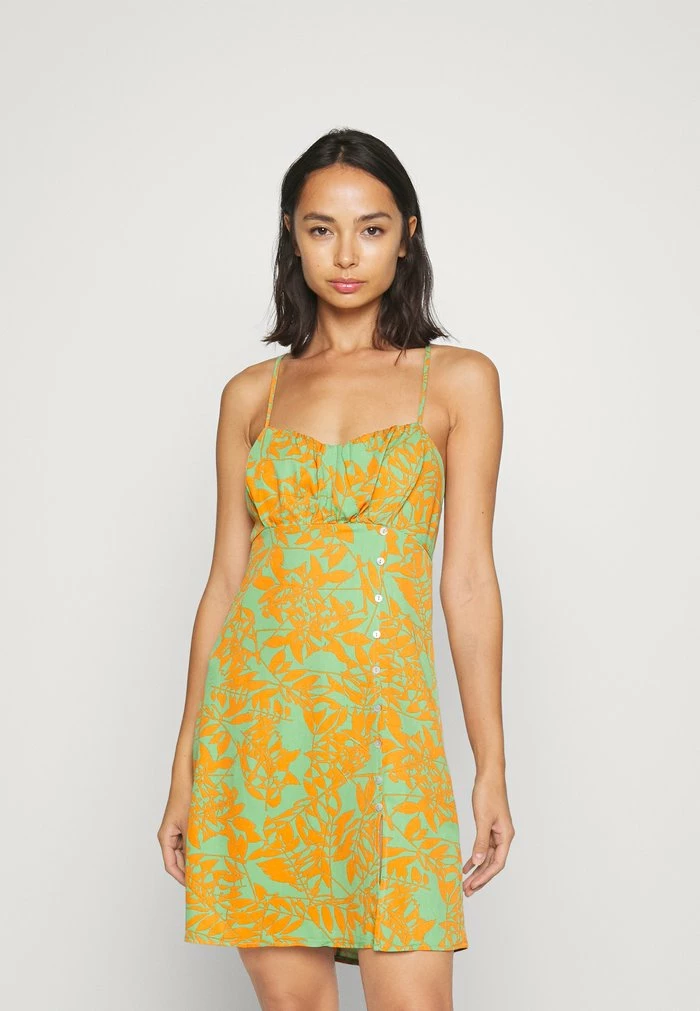 ONLY Petite ONLALMA LIFE VIS VIVI DRESS - Day Dress - Vibrant Green 3 ONLY Petite ONLALMA LIFE VIS VIVI DRESS - Day Dress - Vibrant Green