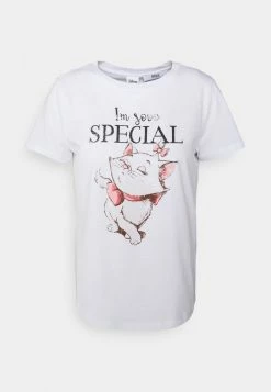 ONLY Petite ONLARISTOCAT - Print T-shirt - White