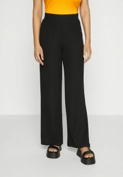 ONLY Petite ONLEMMA WIDE PANT - Trousers - Black