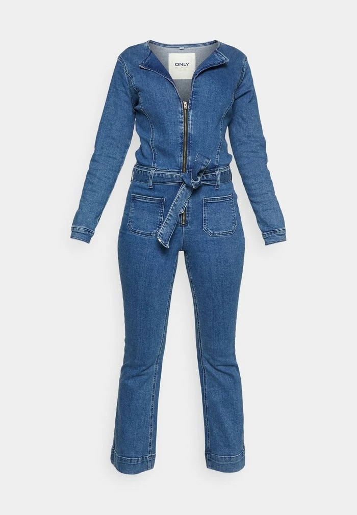 ONLY Petite ONLLAURA SFLARED ZIP - Jumpsuit - Medium Blue Denim 7 ONLY Petite ONLLAURA SFLARED ZIP - Jumpsuit - Medium Blue Denim - Image 5