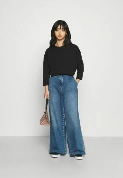 ONLY Petite ONLPOP EVERY LIFE - Sweatshirt - Black -ONLY Petite store 72e65a97706a4e8880c42617dd15db60