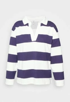 ONLY Petite ONLKIA - Long Sleeved Top - Cloud Dancer/evening Blue