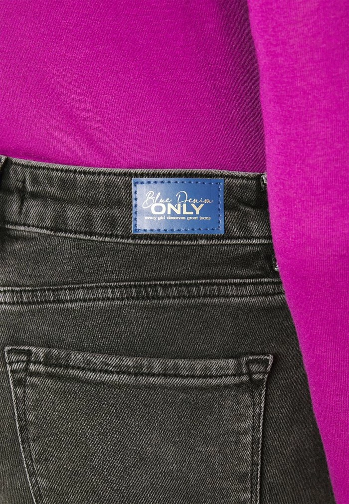 ONLY Petite ONLEMILY - Straight Leg Jeans - Dark Grey Denim 7 ONLY Petite ONLEMILY - Straight Leg Jeans - Dark Grey Denim - Image 5