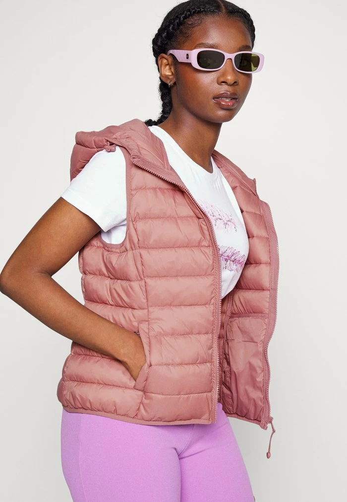 ONLY Petite ONLTAHOE HOOD JACKET - Waistcoat - Burlwood 6 ONLY Petite ONLTAHOE HOOD JACKET - Waistcoat - Burlwood - Image 4