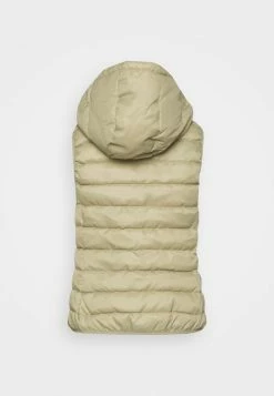 ONLY Petite ONLTAHOE HOOD JACKET - Waistcoat - Slate Green -ONLY Petite store 73d6f4487437469486c78c37d98eed9c