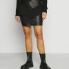 ONLY Petite ONLVIOLA MIX SKIRT - Mini Skirt - Black -ONLY Petite store 73dee2f4a1d7478faf7336295509467e