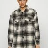 ONLY Petite ONLALLISON - Winter Jacket - Pumice Stone Checks -ONLY Petite store 73f6c6f23ca741bc9a9ea0dec44878cc