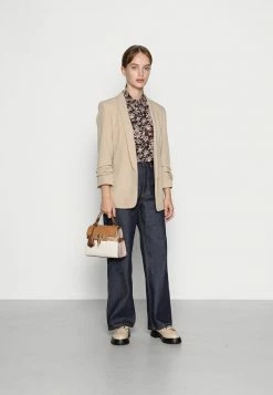 ONLY Petite ONLNOVA LUX - Blouse - Black -ONLY Petite store 7442de9cc27347e9b346cfb51920981a