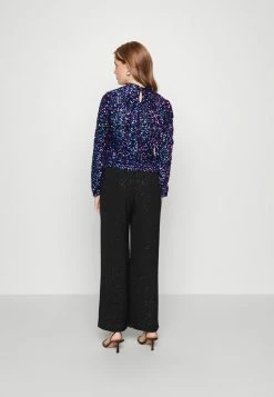 ONLY Petite ONLMETTE WIDE PANT - Trousers - Black -ONLY Petite store 7487d341dd6e4687a4932e4d53888bfa