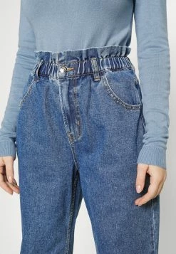 ONLY Petite ONLOVA LIFE CARROT - Relaxed Fit Jeans - Medium Blue Denim -ONLY Petite store 750b2eb44b2c46e491efdd35e843784b