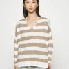 ONLY Petite ONLAMALIA V NECK - Jumper - Toasted Coconut -ONLY Petite store 75de28b0a4e94a07827cfa8ae6528ed1