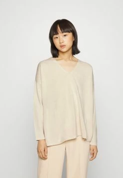 ONLY Petite ONLAMALIA V NECK - Jumper - Pumice Stone