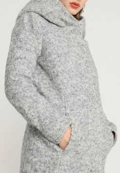 ONLY Petite ONLSEDONA COAT - Short Coat - Light Grey Melange -ONLY Petite store 769b42a499d947dca7850d83bdb83de6