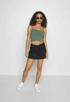 ONLY Petite ONLLIVE LOVE SINGLET CROPPED 2 PACK - Top - Black/laurel Wreath -ONLY Petite store 76cba0bb647b4b1fa9f1a662469c6d74