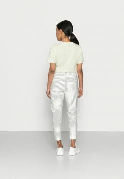 ONLY Petite ONLPOPTRASH EASY RUSH - Trousers - Cloud Dancer/black -ONLY Petite store 77fa8ec9cbcf4c7abbf4f22444e90586
