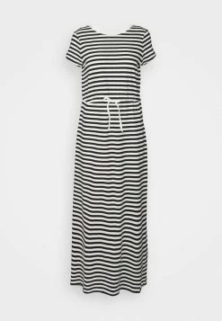 ONLY Petite ONLMAY LIFE STRING DRESS - Maxi Dress - Black/cloud Dancer