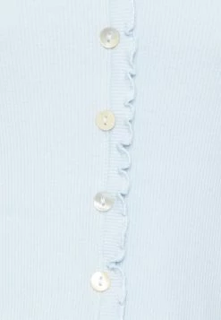 ONLY Petite ONLLAILA BUTTON - Basic T-shirt - Cashmere Blue -ONLY Petite store 7873519b7f7d4a008383e0408a90d8d0