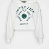 ONLY Petite ONLRETRO TENNIS HOOD - Sweatshirt - Cloud Dancer -ONLY Petite store 7917f058d0b6422d8a27264679ab9b63