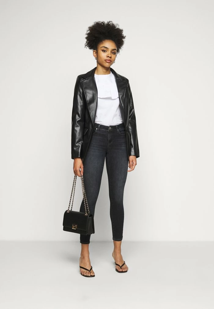 ONLY Petite ONLSHAPE LIFE SKINNY - Jeans Skinny Fit - Blue Black 4 ONLY Petite ONLSHAPE LIFE SKINNY - Jeans Skinny Fit - Blue Black - Image 2