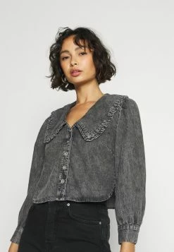 ONLY Petite ONLTHEA LIFE COLLAR SHIRT - Blouse - Grey Denim 11 ONLY Petite ONLTHEA LIFE COLLAR SHIRT - Blouse - Grey Denim -ONLY Petite store 7a16df0e229641e5abb2ba74e722647f