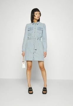 ONLY Petite ONLINC MONICA LIFE DRESS - Denim Dress - Light Blue Denim 8 ONLY Petite ONLINC MONICA LIFE DRESS - Denim Dress - Light Blue Denim -ONLY Petite store 7bc2dafbd2494f268ab45603919bdf21